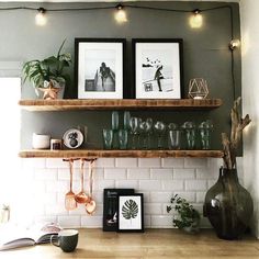 moss green walls | w