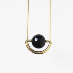 34 Onyx Necklace