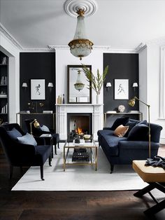 How to Work a Black and White Interior
