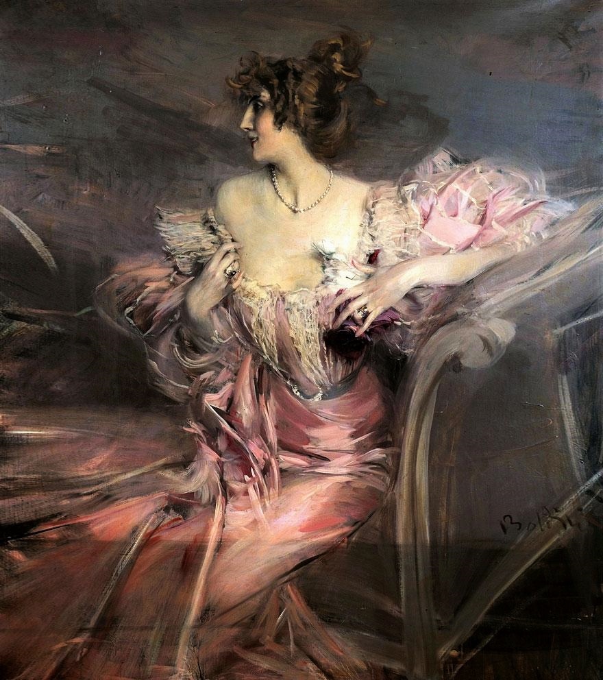 Portrait of Marthe de Florian by Giovanni Boldini