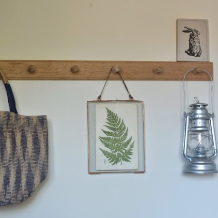 Decorator's Notebook double sided picture frame in the home of Jen Little Birdie Blog
