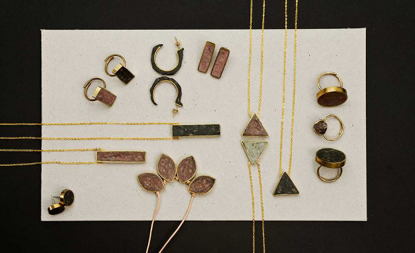 Paper rock jewellery quazi design