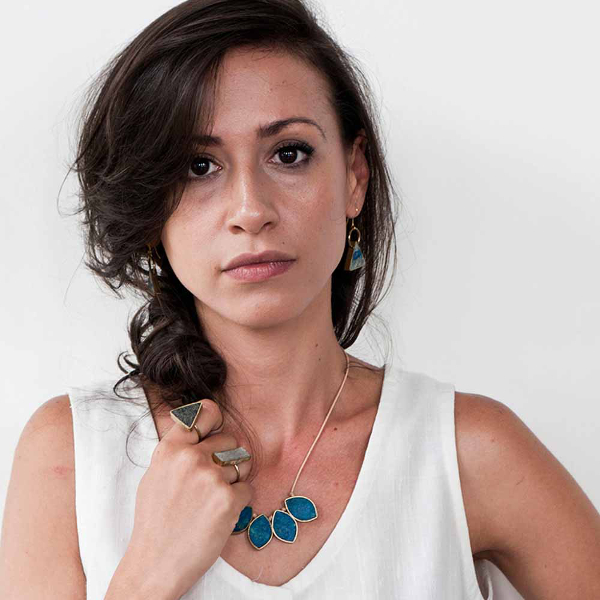 paper pulp necklace quazi design