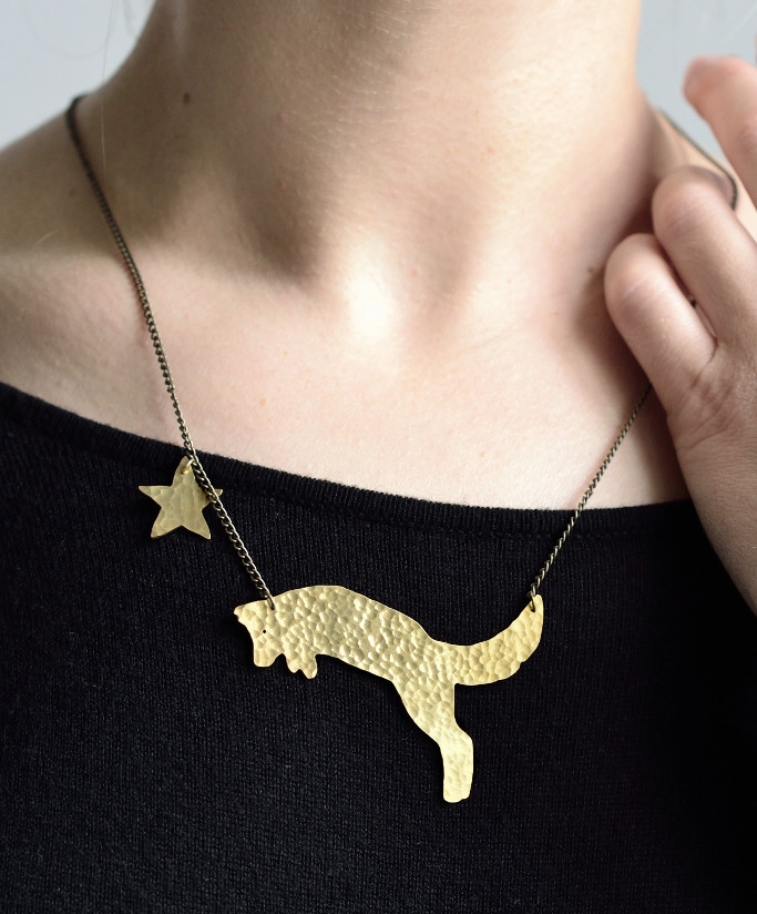 Fair_Trade_Brass_Fox_Necklace