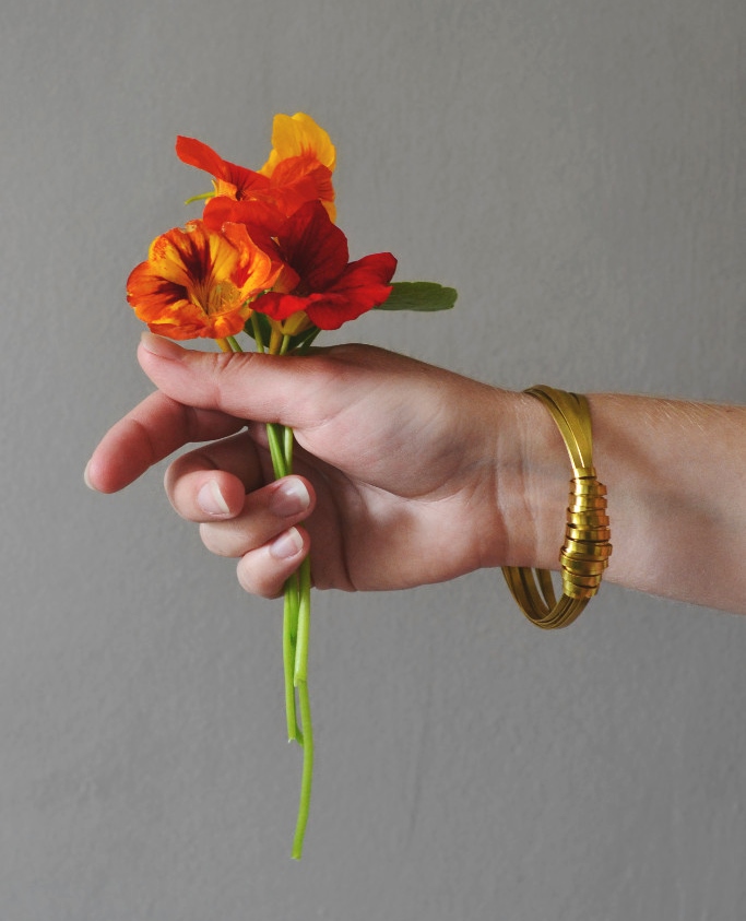 Fair_trade_brass_ribbon_bangle Decorator's Notebook shop