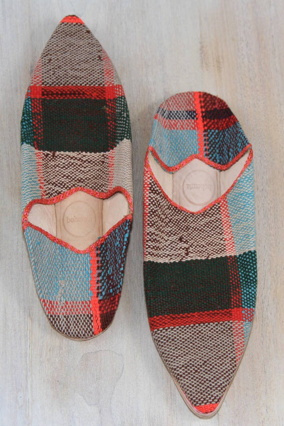 Ladies Moroccan Boujard Pointed slippers: Happy Check