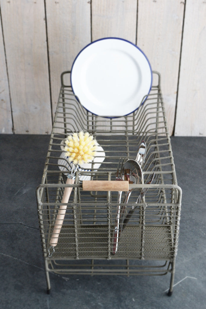 Vintage wire dish drainer rack - Kitchen and Tableware - Decorator's Notebook