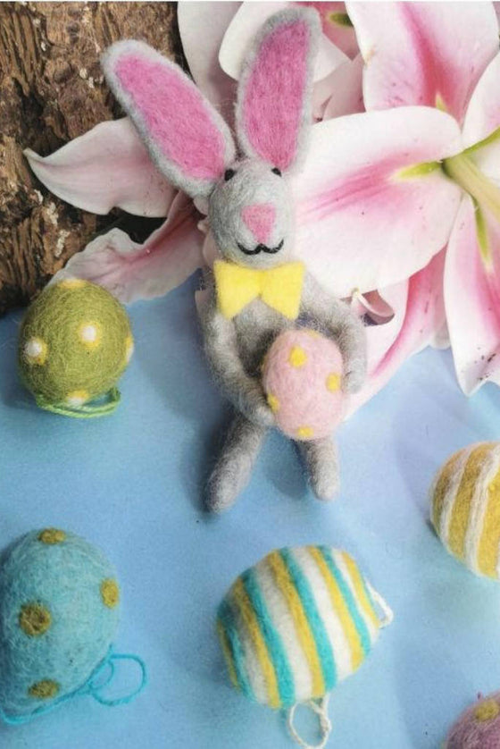 Handmade Needle Felted, Edgar Easter Bunny