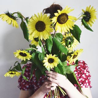  We had a sunflower growing competition earlier in the summer... Joe's were the only ones that grew! #siblingrivalry   