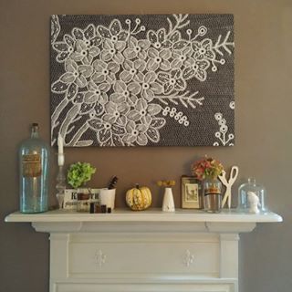  Joe says it is "ridiculous" to put a squash on the mantlepiece. I say "blah blah blah!" #stylingtheseasons #autumn #myhome 