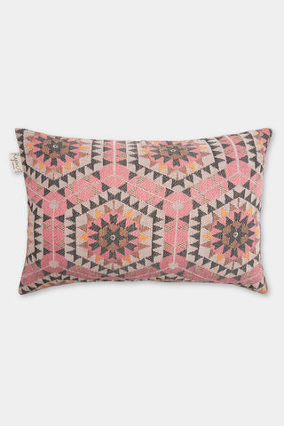 Honeycomb cushion cover: rose pink