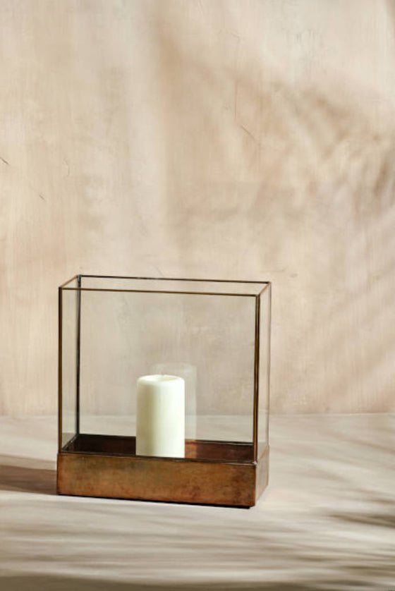 Antique Storm Lantern: Wide